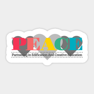 PEACE Homeschool Co-op Sticker